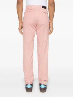 Pantaloni miscelati di cotone rosa