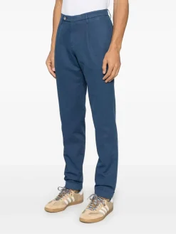 Pantaloni miscelati di cotone blu