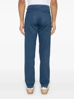 Pantaloni miscelati di cotone blu