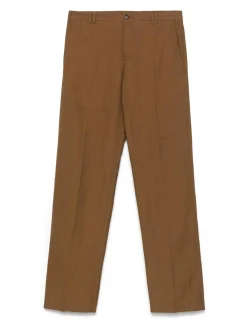 Pantaloni misto lino e lana