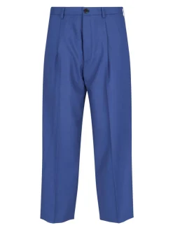 Pantaloni Sartoriali In Lana Vergine