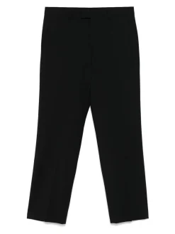 Pantaloni su misura lana vergine nera