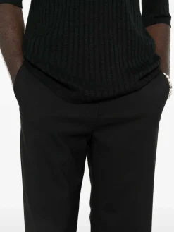 Pantaloni su misura lana vergine nera