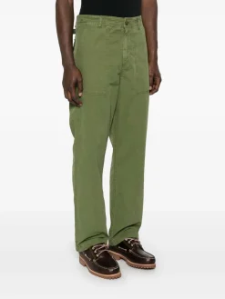 Pantaloni verdi in cotone