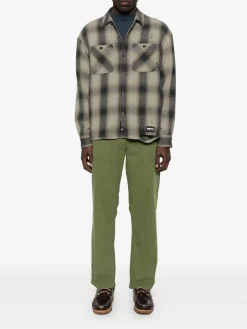 Pantaloni verdi in cotone