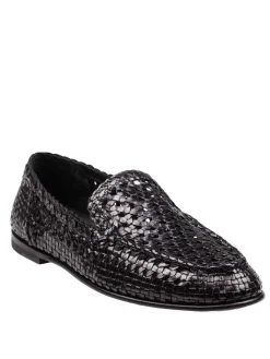 Pantofola In Pelle Lucidata Colore Nero
