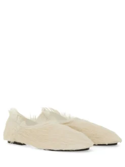 Pantofole basse in pelle