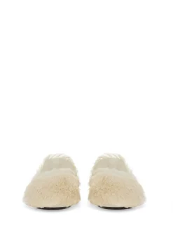 Pantofole basse in pelle