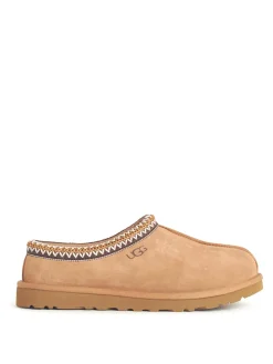 Pantofole in pelle scamosciata marrone Tasman