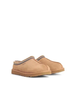 Pantofole in pelle scamosciata marrone Tasman