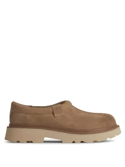 Pantofole in pelle scamosciata beige tasman