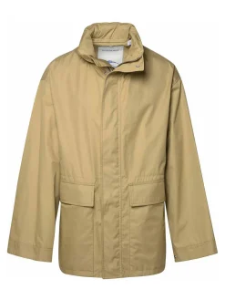 Parka in cotone beige