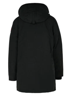 Parka Langford in misto poliestere nero