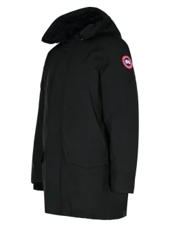 Parka Langford in misto poliestere nero