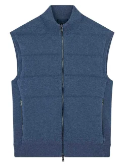 Paul & Shark Gilet Uomo Bluette Con Zip