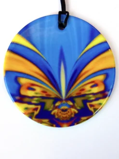 Pendente in ceramica Orchidea