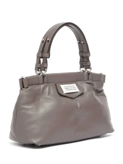Piccola borsa a tracolla in pelle glam