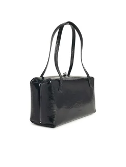 Piccola borsa in pelle nera