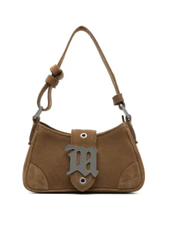 Piccola borsa in pelle scamosciata