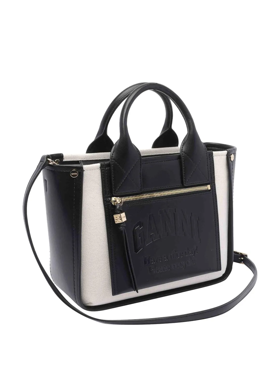 Piccola tasca nera Tote Bag