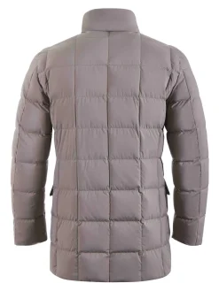 piumino in Nylon trapuntato lungo