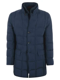 Piumino in nylon trapuntato lungo