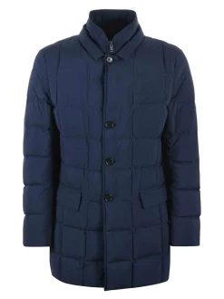 Piumino in nylon trapuntato lungo