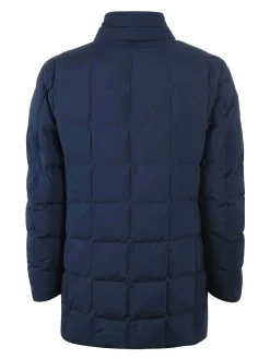 Piumino in nylon trapuntato lungo