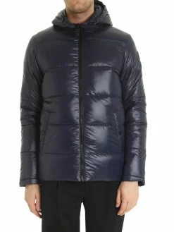 Piumino reversibile blu