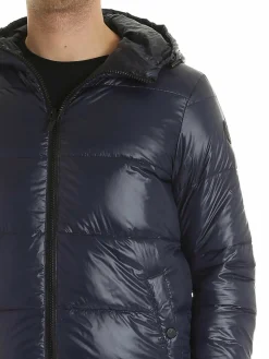 Piumino reversibile blu