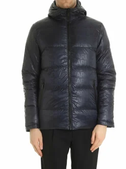Piumino reversibile blu