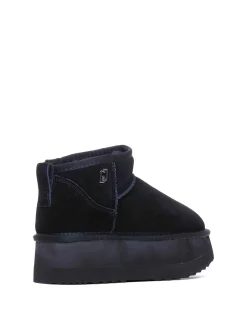 Platform Suede Bootie