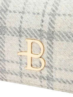 Pochette Diamond 971 In Tessuto Tartan