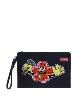 Pochette in cotone stampato