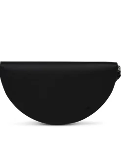 Pochette in pelle Saffiano Nera