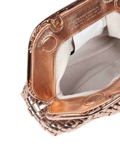 Pochette In Tessuto Vegano Specchiato