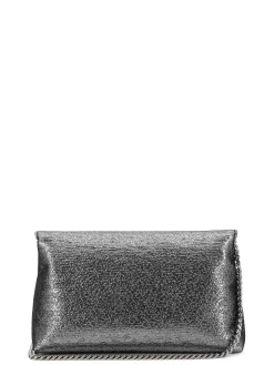 Pochette Laminata Con Tracolla A Catena