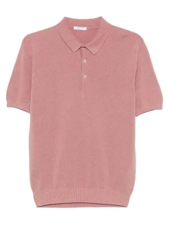 Polo a maniche corte rosa