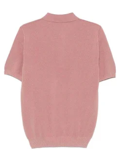 Polo a maniche corte rosa