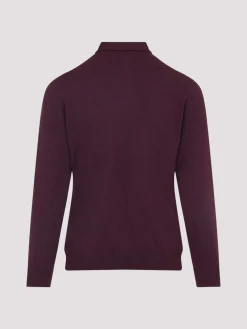 Polo a maniche lunghe a maglia