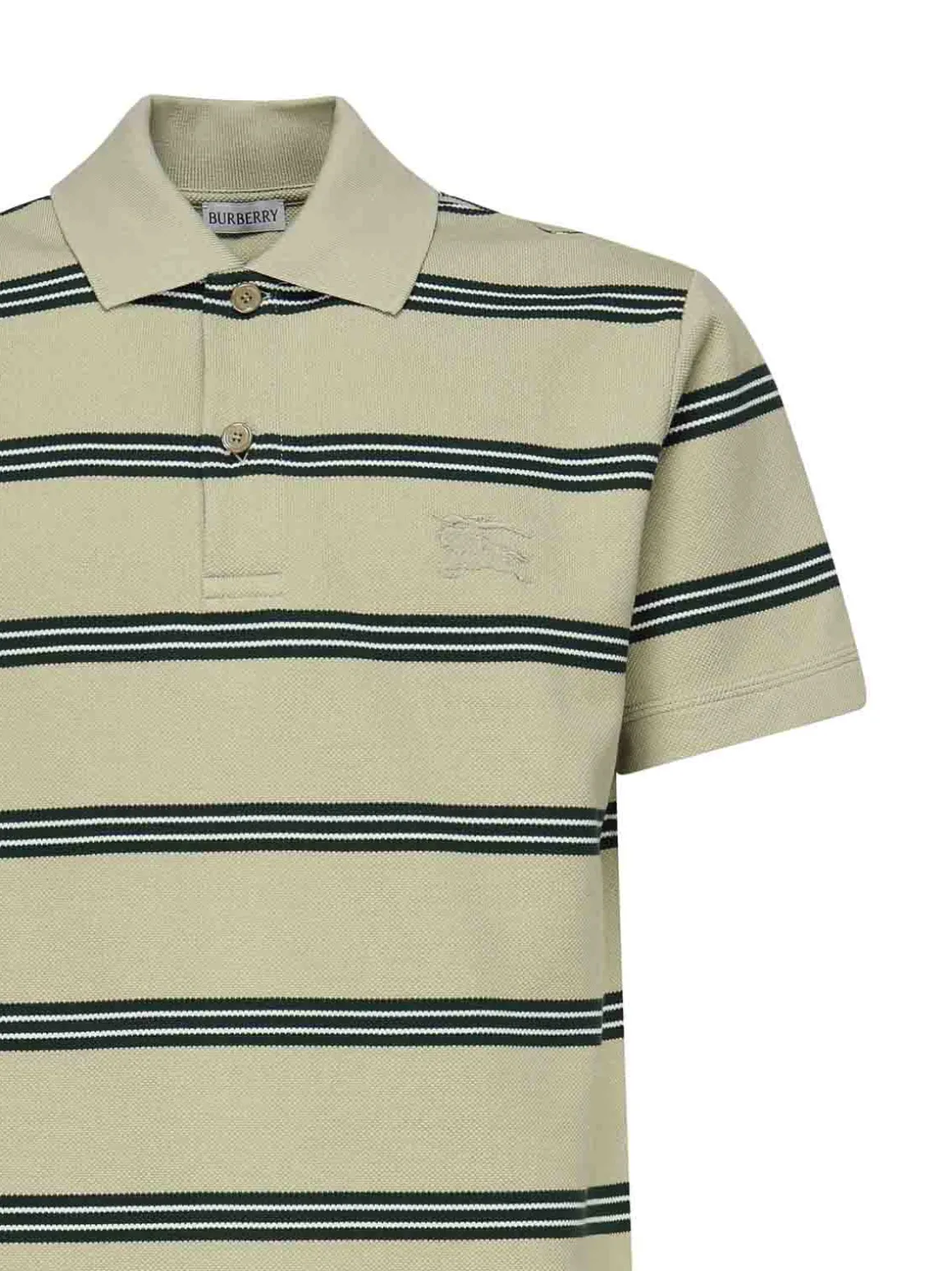 Polo di cotone a strisce