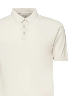 Polo di cotone con bottoni