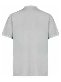 Polo grigio chiaro nella camicia