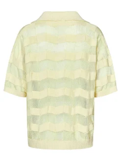 Polo oversize giallo pastello