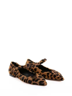 Pomme Dor Ballerina Leopardata Con Cinturino