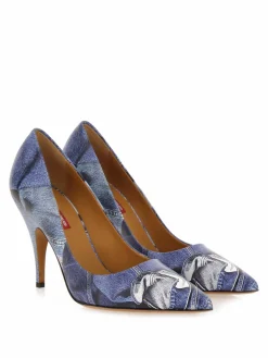 Pompa in denim Patchwork Heritage