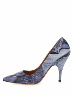 Pompa in denim Patchwork Heritage