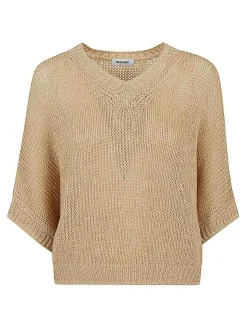 Poncho di lino e miscela di cotone