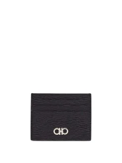 Porta carte di credito Gancini in pelle