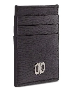 Porta carte di credito Gancini in pelle